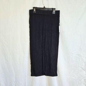 Forever 21 Women’s Career Port‎ Bleu Black Straight Midi Pencil Skirt Medium NEW